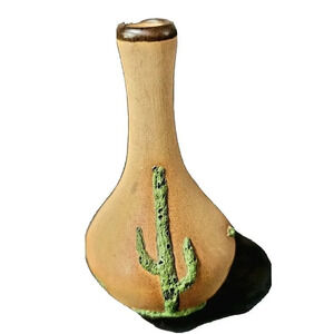 VTG Betty Shelby Southwestern Native Style Art Pottery Vase Signed Miniature  3"